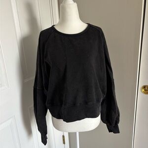 Lulu's Black Knit Top